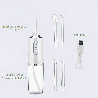 AquaDent: Limpiador Bucal con Kit 5 Accesorios