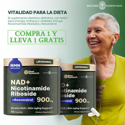 NAD + Ribósido De Nicotinamida: SUPLEMENTO DIETÉTICO