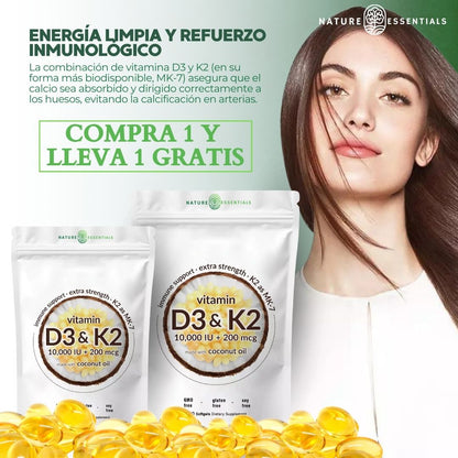 Vitamin D3 & K2: Sumplemento de Refuerzo